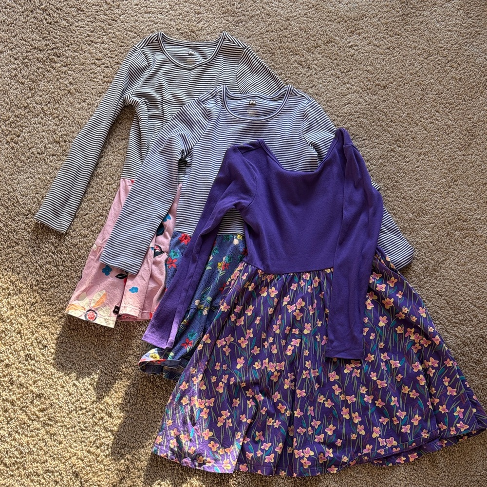 Bundle of 3 Tea Collection dresses size 7 Excellent condition